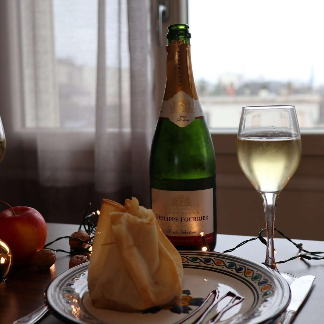 aumônières de boudin blanc aux pommes & champagne fourrier (7)